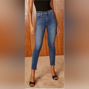 AritziA Denim Forum The Lola High Rise Skinny Crop Jeans Sz 27